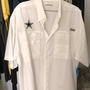 Large white Dallas Cowboys Columbia PFG